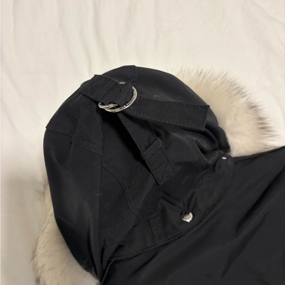 Moose Knuckles Black Ski Jacket with Fur Hood - Picture 15 of 16